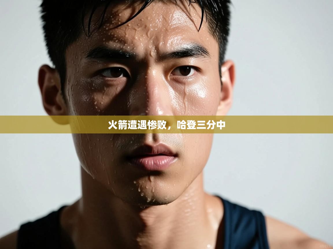 火箭遭遇惨败，哈登三分中  第1张