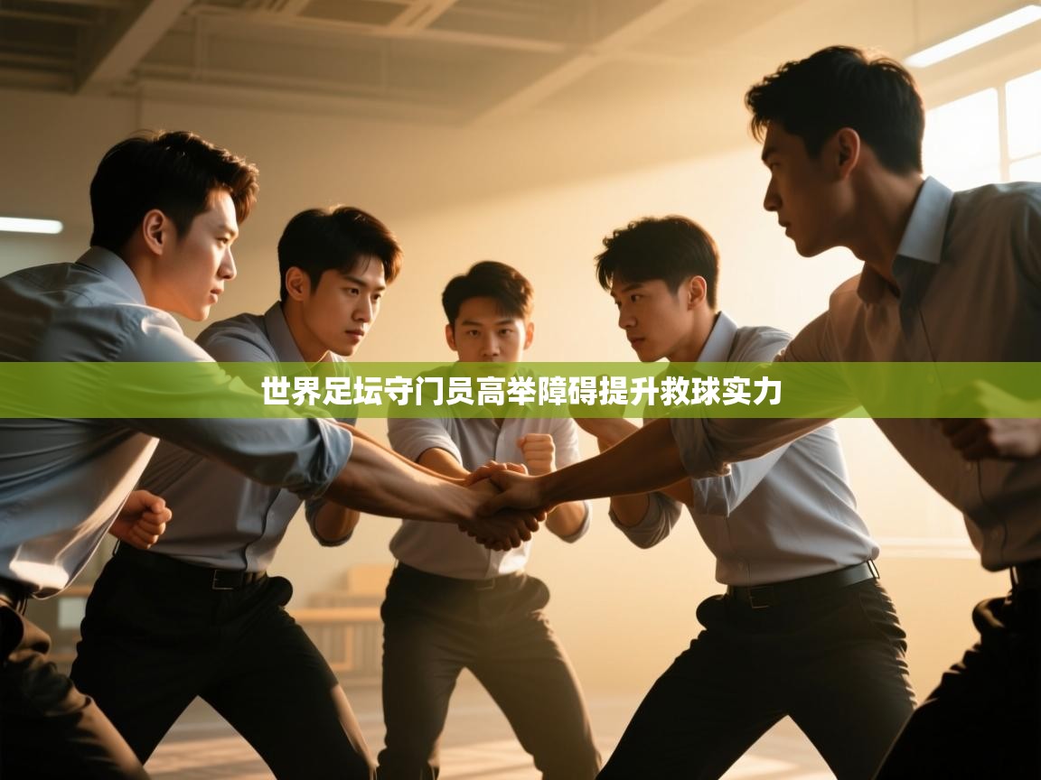 世界足坛守门员高举障碍提升救球实力